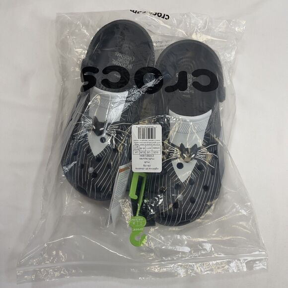 Crocs + Disney Nightmare Before Christmas Classic Clog M11/W13 Black & White - Picture 9 of 10